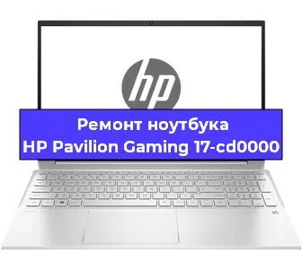 Чистка от пыли и замена термопасты на ноутбуке HP Pavilion Gaming 17-cd0000 в Краснодаре